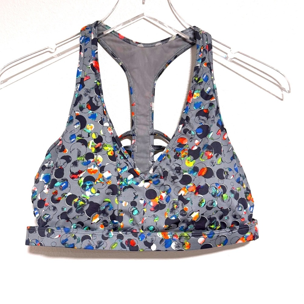 Victoria's Secret VSX The Player Strappy Back Racerback Sports Bra Multicolor